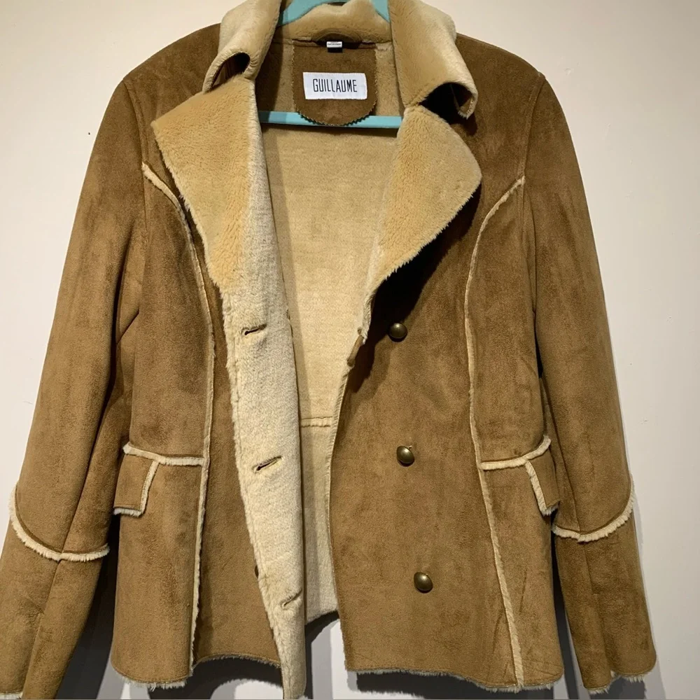 Vintage Guillaume Faux Leather Jacket XL-1X - Picture 9 of 10